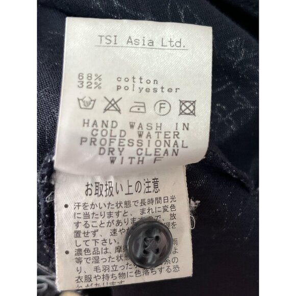 Callaway Men’s 3L Black Quick-Dry Golf Shirt Floral Print Cotton Blend - Picture 6 of 8